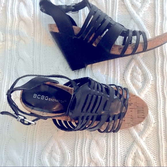 BCBG Blayne Wedge Sandals - Picture 2 of 7
